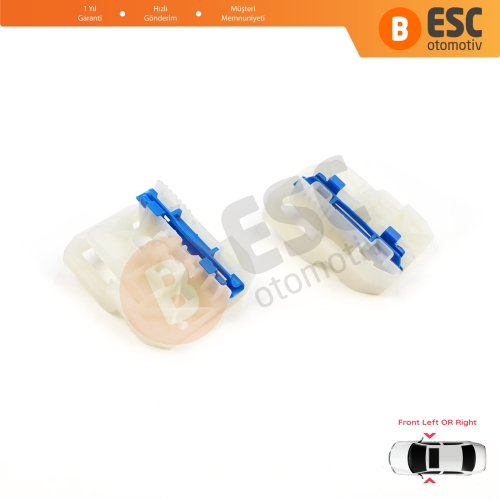 Audi A4 S4 B8 Q7 MK1 4L Skoda Octavia MK3 5E 4/5 Kapı İçin Elektrikli Ön Cam Kriko Tamir Klipsi 1+2