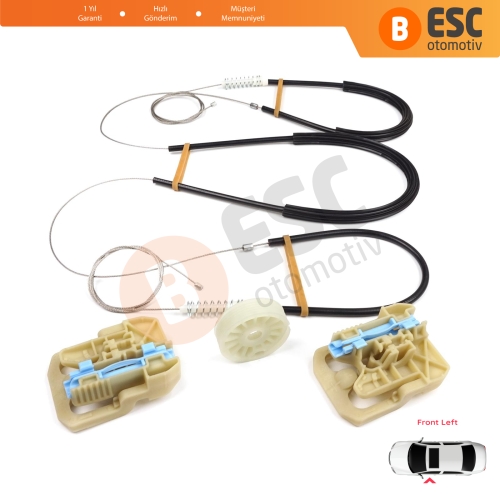 Audi A4 S4 B8 8K 8KH 8K5 8K2 2008-2015 4/5 Kapı 8K0837461 İçin Elektrikli Ön Sol Cam Kriko Tamir Seti