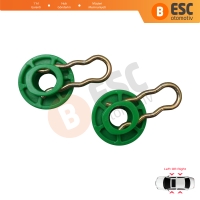 Saab 9-3 9-5 MK1 900 MK2 Volvo 740 850 940 960 S70 S90 V70 V90 XC70 MK1 4493433 için Makaslı Tip Cam Kriko Kayar Pivot Kılavuz Klipsi