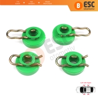 Saab 9-3 9-5 MK1 900 MK2 Volvo 740 850 940 960 S70 S90 V70 V90 XC70 MK1 4493433 için Makaslı Tip Cam Kriko Kayar Pivot Kılavuz Klipsi