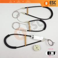 Mercedes SL R230 2001-2012 2-Kapı Convertible Roadster A2307200346 İçin Sol Kapı Cam Kriko Tamir Seti
