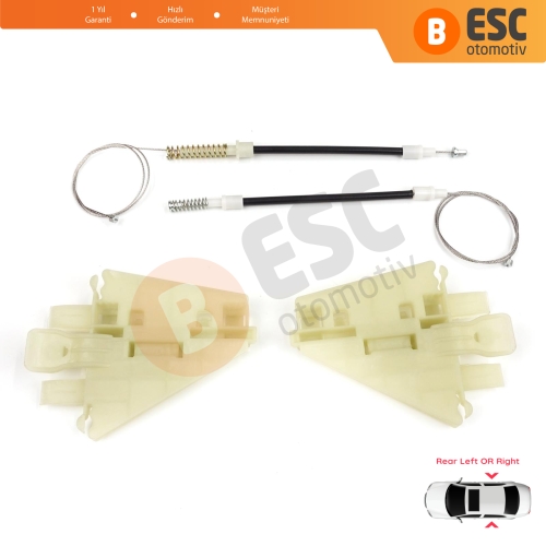 Alfa Romeo 159 939 2005-2011 4/5 Kapı 71740123 71740124 İçin Elektrikli Arka Sağ veya Sol Kapı Cam Kriko Tamir Seti