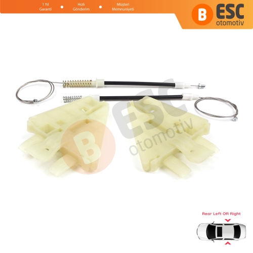 Alfa Romeo 159 939 2005-2011 4/5 Kapı 71740123 71740124 İçin Elektrikli Arka Sağ veya Sol Kapı Cam Kriko Tamir Seti