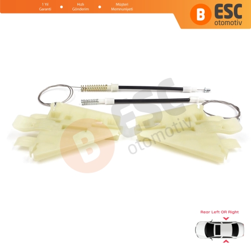 Alfa Romeo 159 939 2005-2011 4/5 Kapı 71740123 71740124 İçin Elektrikli Arka Sağ veya Sol Kapı Cam Kriko Tamir Seti