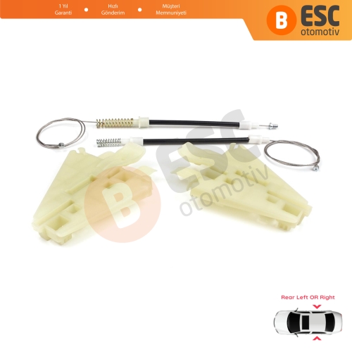 Alfa Romeo 159 939 2005-2011 4/5 Kapı 71740123 71740124 İçin Elektrikli Arka Sağ veya Sol Kapı Cam Kriko Tamir Seti
