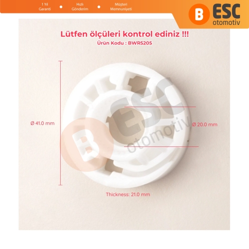 VW Amarok Golf 7 İçin Arka Sol Cam Kriko Makarası 2H7839401