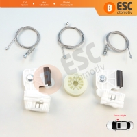 Hyundai Elantra HD 2005-2011 Sonata NF 2005-2008 824812H000 İçin Elektrikli Ön Sağ Cam Kriko Tamir Seti