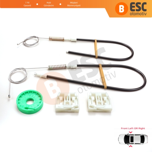 Maserati Quattroporte MK5 M139 2003-2012 84934200 84934000 İçin Elektrikli Ön Sağ veya Sol Cam Kriko Tamir Seti
