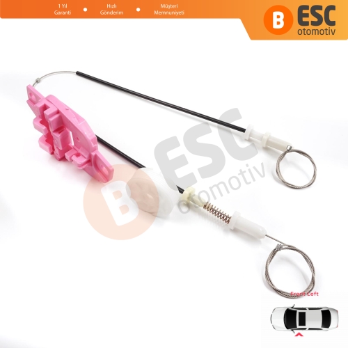 Hyundai Starex H-1 Grand MK2 TQ 2007–2024 824034H010 İçin Elektrikli Ön Sol Cam Kriko Tamir Seti