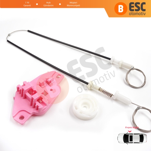 Hyundai Starex H-1 Grand MK2 TQ 2007–2024 824044H010 İçin Elektrikli Ön Sağ Cam Kriko Tamir Seti