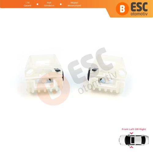 VW New Beetle C1 Seat Toledo MK2 1M2 Leon MK1 1M1 Skoda Fabia MK1 6Y Praktik İçin Ön Cam Kriko Tamir Klipsi A+B