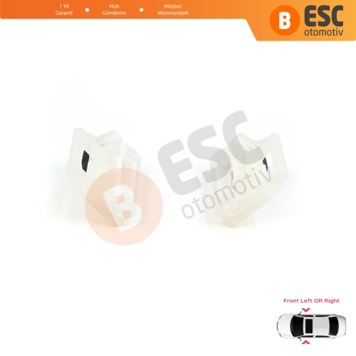 VW New Beetle C1 Seat Toledo MK2 1M2 Leon MK1 1M1 Skoda Fabia MK1 6Y Praktik İçin Ön Cam Kriko Tamir Klipsi A+B