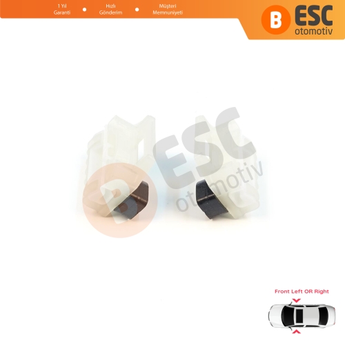 VW New Beetle C1 Seat Toledo MK2 1M2 Leon MK1 1M1 Skoda Fabia MK1 6Y Praktik İçin Ön Cam Kriko Tamir Klipsi A+B