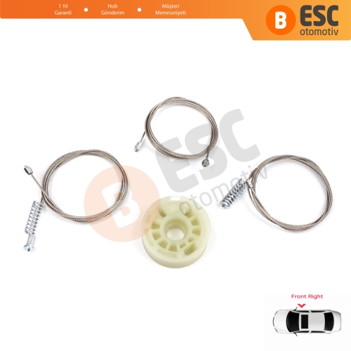 Kia Ceed Cee'd MK2 JD 2012-2018 5-Kapı  82460A2710 İçin Elektrikli Ön Sağ Cam Kriko Tamir Seti