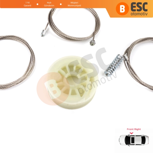 Kia Ceed Cee'd MK2 JD 2012-2018 5-Kapı  82460A2710 İçin Elektrikli Ön Sağ Cam Kriko Tamir Seti