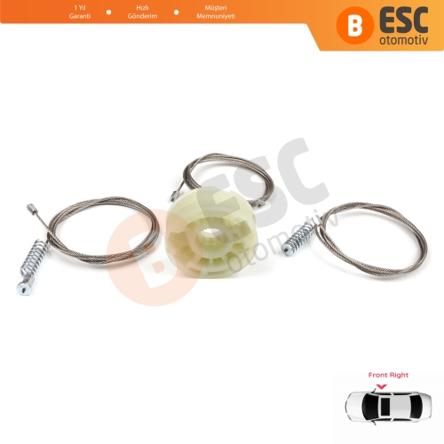 Kia Ceed Cee'd MK2 JD 2012-2018 5-Kapı  82460A2710 İçin Elektrikli Ön Sağ Cam Kriko Tamir Seti