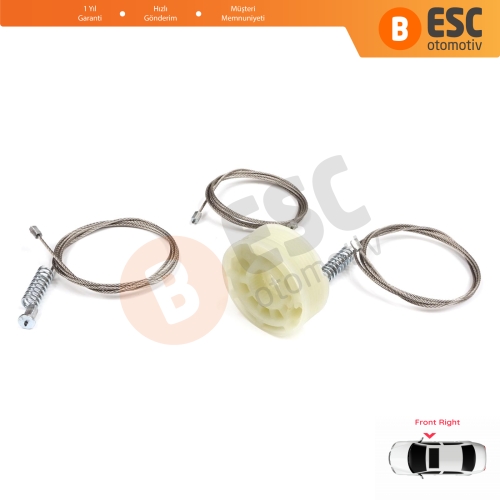 Kia Ceed Cee'd MK2 JD 2012-2018 5-Kapı  82460A2710 İçin Elektrikli Ön Sağ Cam Kriko Tamir Seti