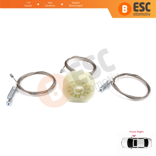 Kia Ceed Cee'd MK2 JD 2012-2018 5-Kapı  82460A2710 İçin Elektrikli Ön Sağ Cam Kriko Tamir Seti