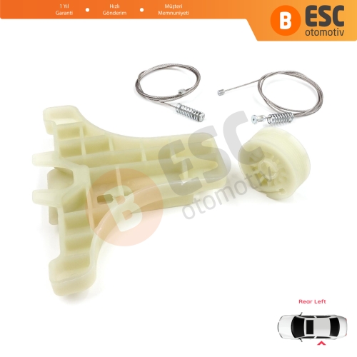Kia Ceed Cee'd MK2 JD 2012-2018 5-Kapı  83450A2010 İçin Elektrikli Arka Sol Cam Kriko Tamir Seti
