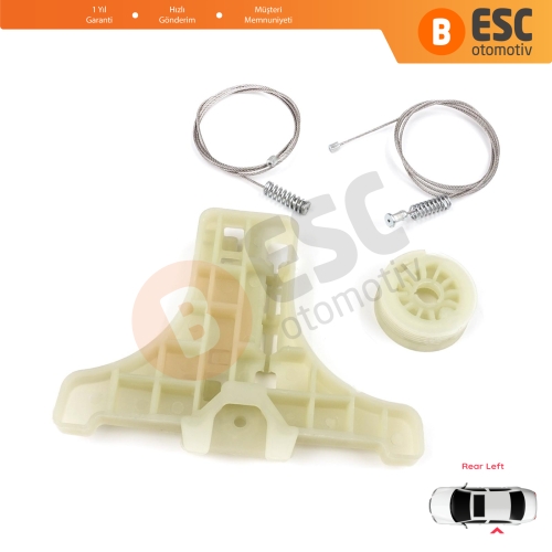 Kia Ceed Cee'd MK2 JD 2012-2018 5-Kapı  83450A2010 İçin Elektrikli Arka Sol Cam Kriko Tamir Seti