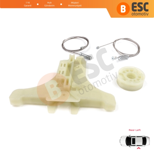 Kia Ceed Cee'd MK2 JD 2012-2018 5-Kapı  83450A2010 İçin Elektrikli Arka Sol Cam Kriko Tamir Seti