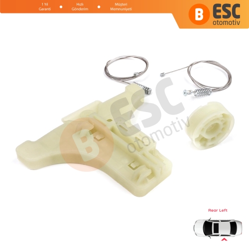 Kia Ceed Cee'd MK2 JD 2012-2018 5-Kapı  83450A2010 İçin Elektrikli Arka Sol Cam Kriko Tamir Seti