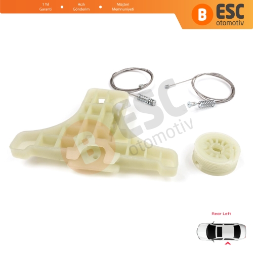 Kia Ceed Cee'd MK2 JD 2012-2018 5-Kapı  83450A2010 İçin Elektrikli Arka Sol Cam Kriko Tamir Seti