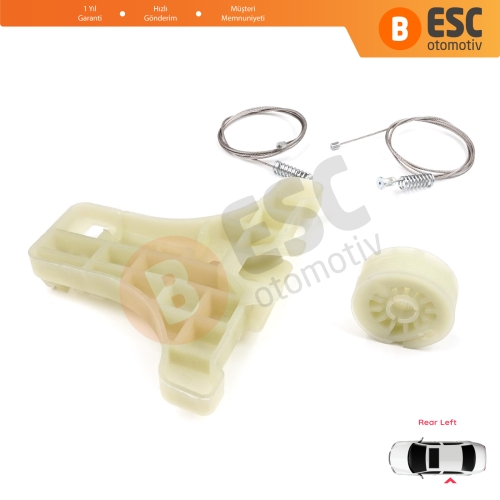 Kia Ceed Cee'd MK2 JD 2012-2018 5-Kapı  83450A2010 İçin Elektrikli Arka Sol Cam Kriko Tamir Seti