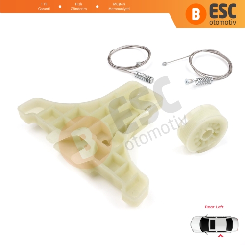 Kia Ceed Cee'd MK2 JD 2012-2018 5-Kapı  83450A2010 İçin Elektrikli Arka Sol Cam Kriko Tamir Seti