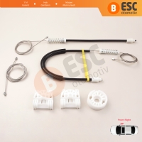 Mercedes C Class W204 S204 2006-2014 E Class W212 S212 2009-2016 4/5 Kapı A2047200679 İçin Ön Sağ Kapı Cam Kriko Tamir Seti