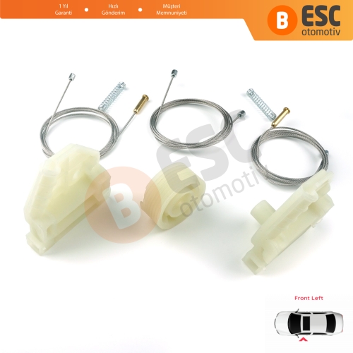 MAN Truck Kamyon Çekici TGS TGX MK1 2006-2021 81626456039 İçin Ön Sol Kapı Cam Kriko Tamir Seti