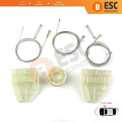 MAN Truck Kamyon Çekici TGS TGX MK1 2006-2021 81626456040 İçin Ön Sağ Kapı Cam Kriko Tamir Seti