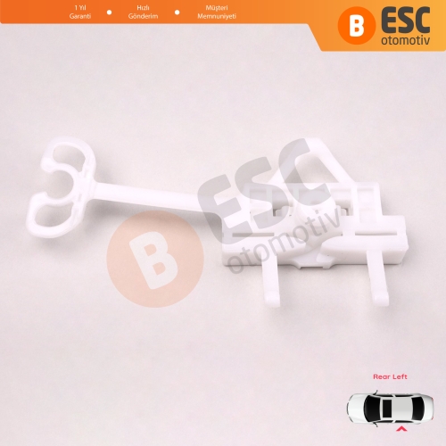 Fiat Linea 323 110 2007-2018 51898679 İçin Elektrikli Arka Sol Kapı Cam Kriko Tamir Klipsi