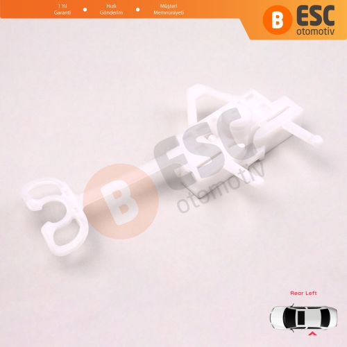 Fiat Linea 323 110 2007-2018 51898679 İçin Elektrikli Arka Sol Kapı Cam Kriko Tamir Klipsi