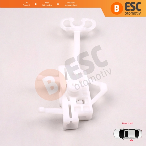 Fiat Linea 323 110 2007-2018 51898679 İçin Elektrikli Arka Sol Kapı Cam Kriko Tamir Klipsi