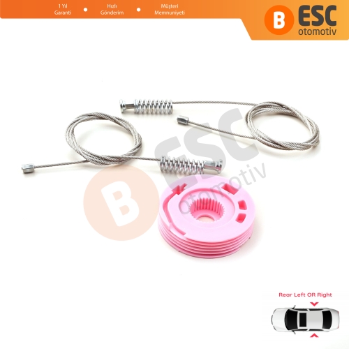 BMW 7 Serisi E38 1994-2001 51358125203 İçin Elektrikli Arka Sol veya Sağ Kapı Cam Kriko Tamir Seti