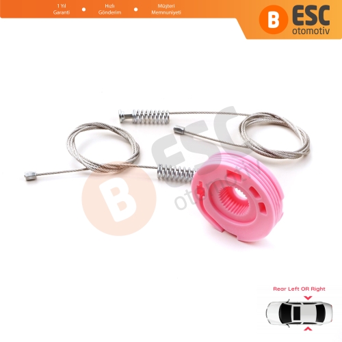 BMW 7 Serisi E38 1994-2001 51358125203 İçin Elektrikli Arka Sol veya Sağ Kapı Cam Kriko Tamir Seti