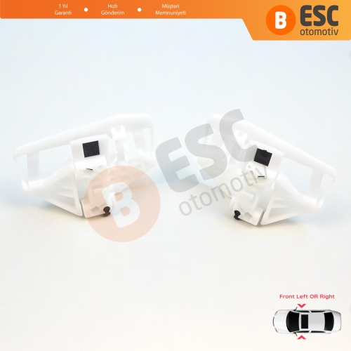 Citroen Berlingo MK1 M MF Peugeot Partner MK1 5 5F 5G 9221G1 İçin Ön Sol Kapı Cam Kriko Tamir Plastiği