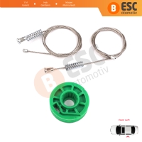 Audi A6 C5 4B 1997-2005 Allroad 4BH 4/5 Kapı 4B0839461 İçin Arka Sol Cam Kriko Tamir Seti