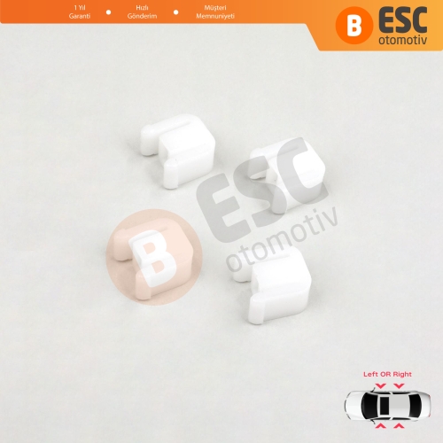 VW Polo Classic 6V2 Caddy MK2 Cordoba Vario Ibiza Inca 6K Octavia 1U İçin Cam Kriko Plastik Ayak Sabitleme Klipsi