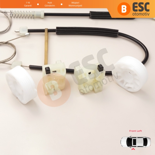 Chevrolet Cruze MK1 J300 J305 J308 2008-2016 4/5 Kapı 95382556 İçin Elektrikli Ön Sol Cam Kriko Tamir Seti