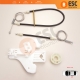 Seat Toledo MK3 5P2 2004-2009 Altea 5P1 XL 5P5 5P8 5P0839461 İçin Elektrikli Arka Sol Kapı Cam Kriko Tamir Seti
