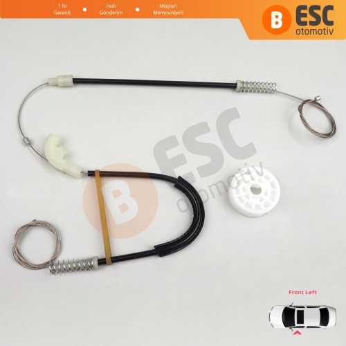 Volvo S40 V40 MK1 644 645 1995-2004 4/5-Kapı 30623448 İçin Elektrikli Ön Sol Cam Kriko Tamir Seti