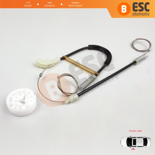 Volvo S40 V40 MK1 644 645 1995-2004 4/5-Kapı 30623448 İçin Elektrikli Ön Sol Cam Kriko Tamir Seti