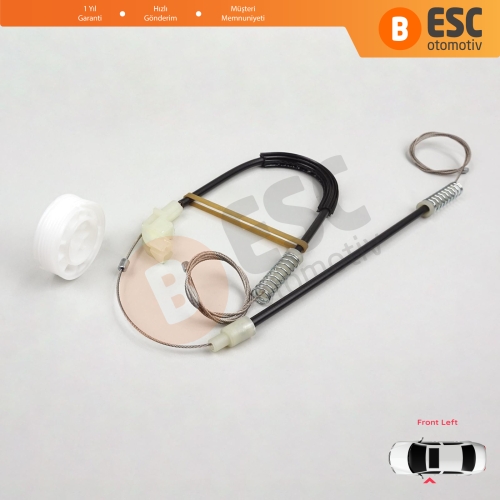 Volvo S40 V40 MK1 644 645 1995-2004 4/5-Kapı 30623448 İçin Elektrikli Ön Sol Cam Kriko Tamir Seti