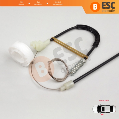 Volvo S40 V40 MK1 644 645 1995-2004 4/5-Kapı 30623448 İçin Elektrikli Ön Sol Cam Kriko Tamir Seti