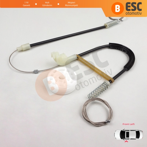 Volvo S40 V40 MK1 644 645 1995-2004 4/5-Kapı 30623448 İçin Elektrikli Ön Sol Cam Kriko Tamir Seti