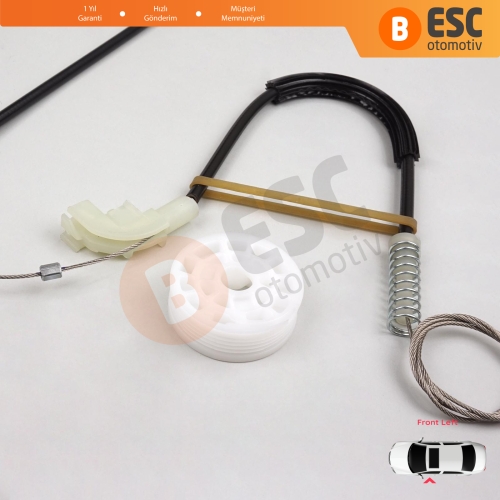 Volvo S40 V40 MK1 644 645 1995-2004 4/5-Kapı 30623448 İçin Elektrikli Ön Sol Cam Kriko Tamir Seti