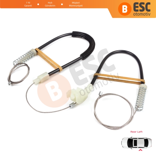 Volvo S40 V40 MK1 644 645 1995-2004 4/5-Kapı 30623452 İçin Elektrikli Arka Sol Cam Kriko Tamir Seti