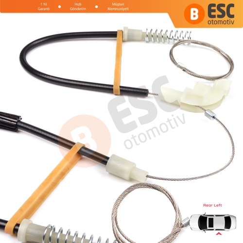 Volvo S40 V40 MK1 644 645 1995-2004 4/5-Kapı 30623452 İçin Elektrikli Arka Sol Cam Kriko Tamir Seti